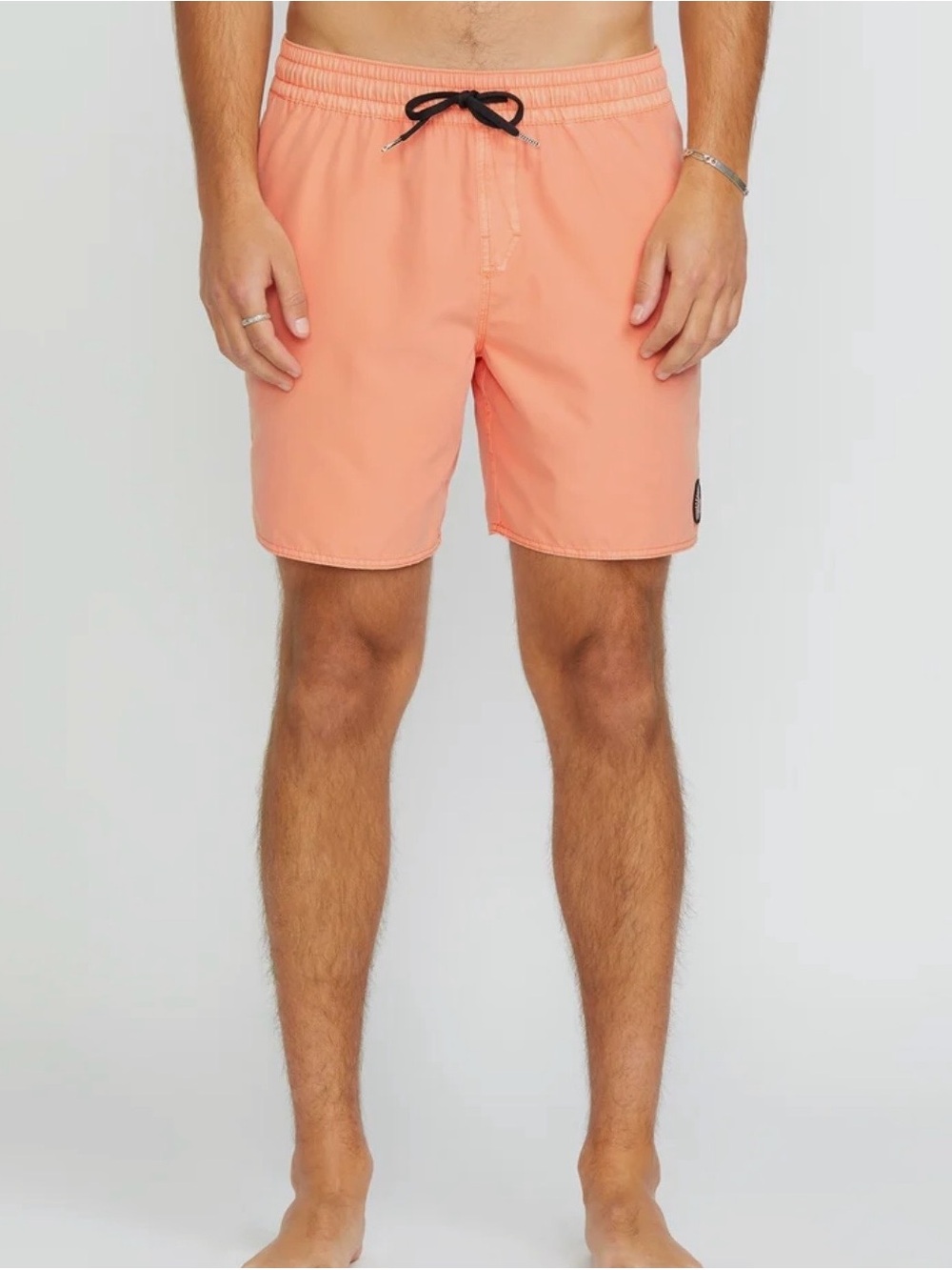 Volcom Men’s Peach-Orange Swim Trunks